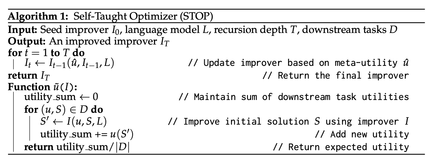 STOP 递归调用 improver 以改进 improver 本身